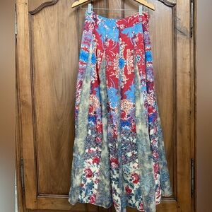 Anthropologie HEMANT & NANDITA Multicolor A-Line Skirt